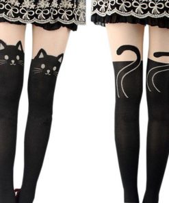 Zwarte kat panty's